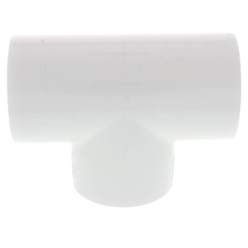 What type of PVC is used in the tee?