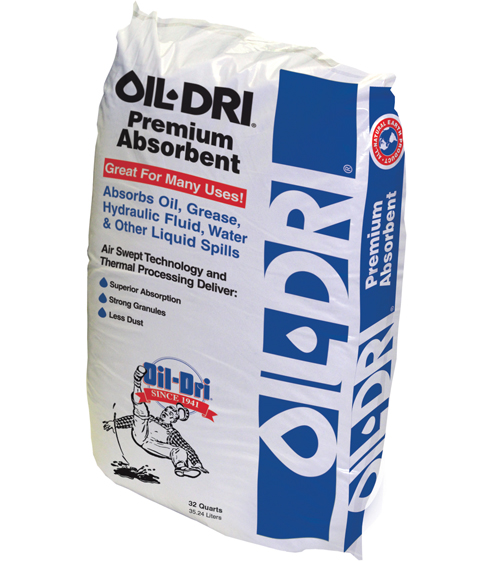 Oil-Dri Premium Absorbent 32 Quart Poly Bag Questions & Answers